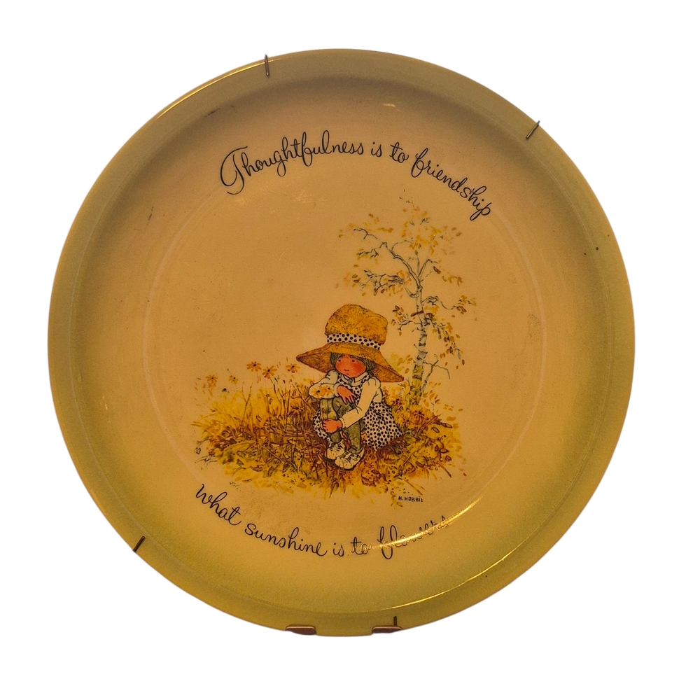 Holly Hobbie Collectible Decorative Plate American Greetings 10 Inch